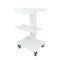 Large Stainless Steel Medical Cart Dental Unit Cart with Swivel Wheels and Socket