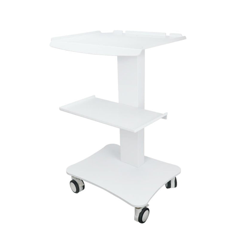 Large Stainless Steel Medical Cart Dental Unit Cart with Swivel Wheels and Socket