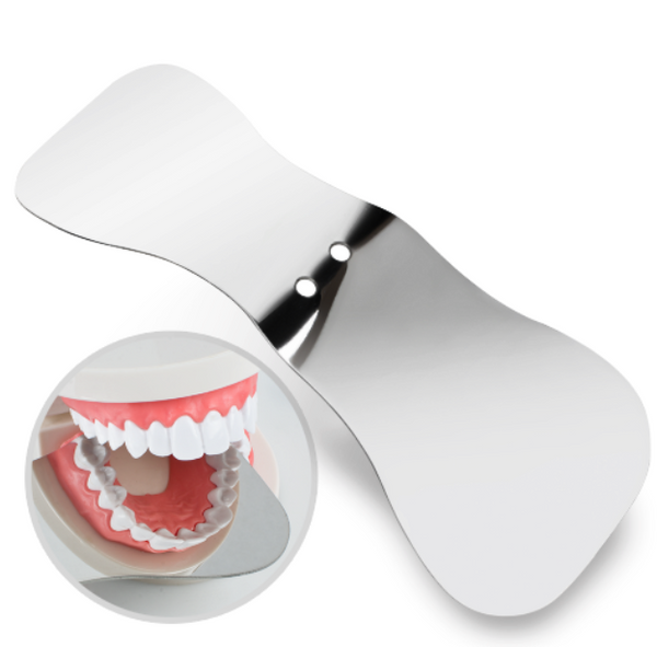 Réflecteur photographique d'acier inoxydable de miroir orthodontique dentaire de photographie
