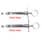 Dental Syringe Stainless Steel Dentistry Surgical Instrument With Head
