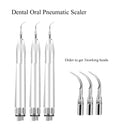 Dental Ultrasonic Air Scaler With 3 Tips Teeth Cleaning 2/4 Holes Handpiece