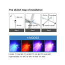 4 Colors Dental Mobile Cold Bleaching Teeth Whitening Light Lamp Teeth Bleach System With Remote Control