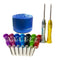 9pcs/Kit Dental Laboratory Implant Screwdriver Micro Screw Driver
