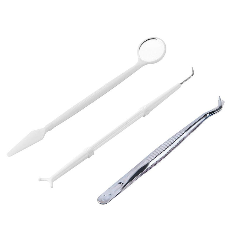 3-Piece Dental Scope Tweezers Probe Kit Disposable Oral Care Kit