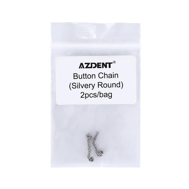 2pcs/Pack Dental Orthodontics Lingual Traction Button  Chain Golden Round Acessorios Materials