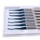 7 pcs/set Dental Elevator Set Tooth Extracting Tools Kit Titanium Alloy Implant Instrument