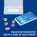 1 Pack Dental Orthodontic Q-type Self-Ligating Brackets  ROTH MBT 0.022  With 6 ,7 Buccal Tubes