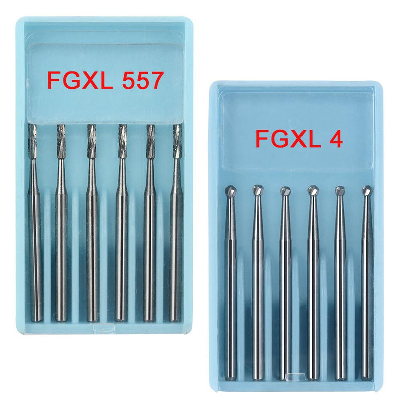 1 Pack 25mm FGXL4/ 6 / 8/ 557/ Zekrya Dental Drill Surgical Carbide Tool Finishing