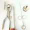 1 ensembles d'instruments d'implant dentaire de Morselizer d'os de moulin d'os d'acier inoxydable