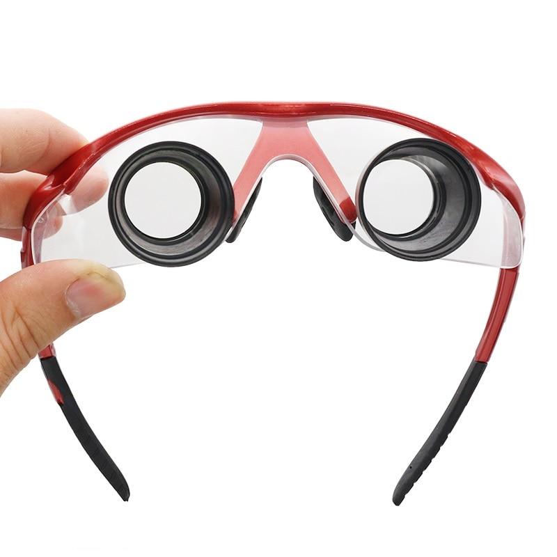 Lente d'ingrandimento per occhiali odontoiatrici professionali ultraleggera 2,5X Visualizza un'immagine nitida