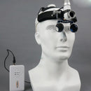 2.5X/3.5X Glasses Dental Magnifier Surgical Dental Loupes with Headlight