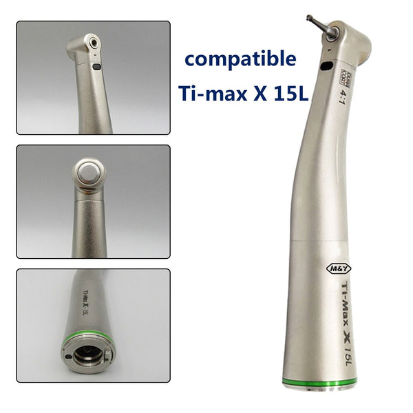 Dental Fiber Optical LED 4:1 Contra Angle slow Low Speed Handpiece