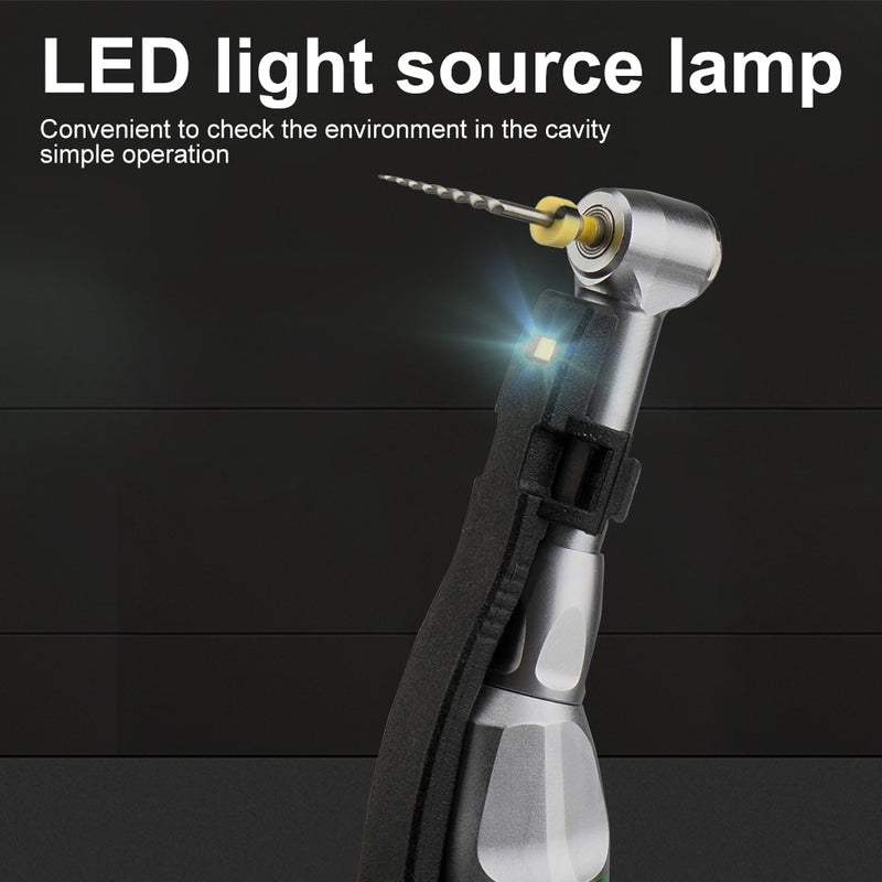 Tandheelkundige draadloze Endo-motor met LED-lamp 16:1 standaard contrahoek